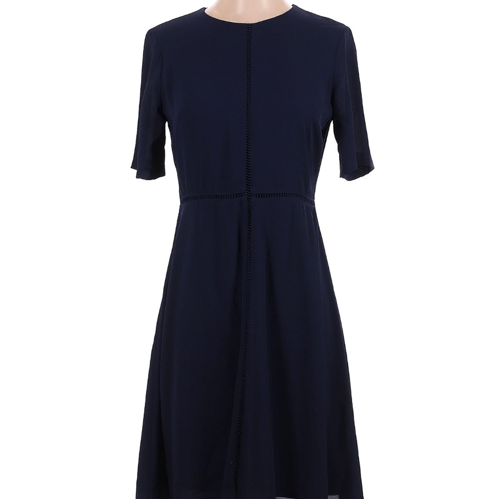 Banana Republic Navy Blue Midi Dress